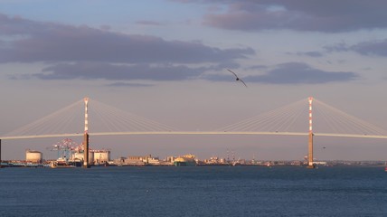 Pont de Saint-Nazaire, en Loire-Atlantique (France)