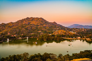 Nakki Lake is a lake situated in the Indian hill station of Mount Abu in Aravalli range