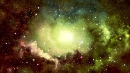 Wall Mural - space nebula background 4k video moving stars space background rotation nebula.beautiful deep galaxy