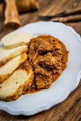 Wall Mural - Szeged goulash with dumpling