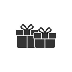 Wall Mural - Gift Box icon , isolated on white background. Vector illustration.