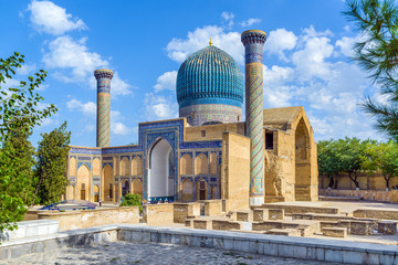 Wall Mural - Gur-e-Amir mausoleum, famous architectural complex, Samarkand, Uzbekistan