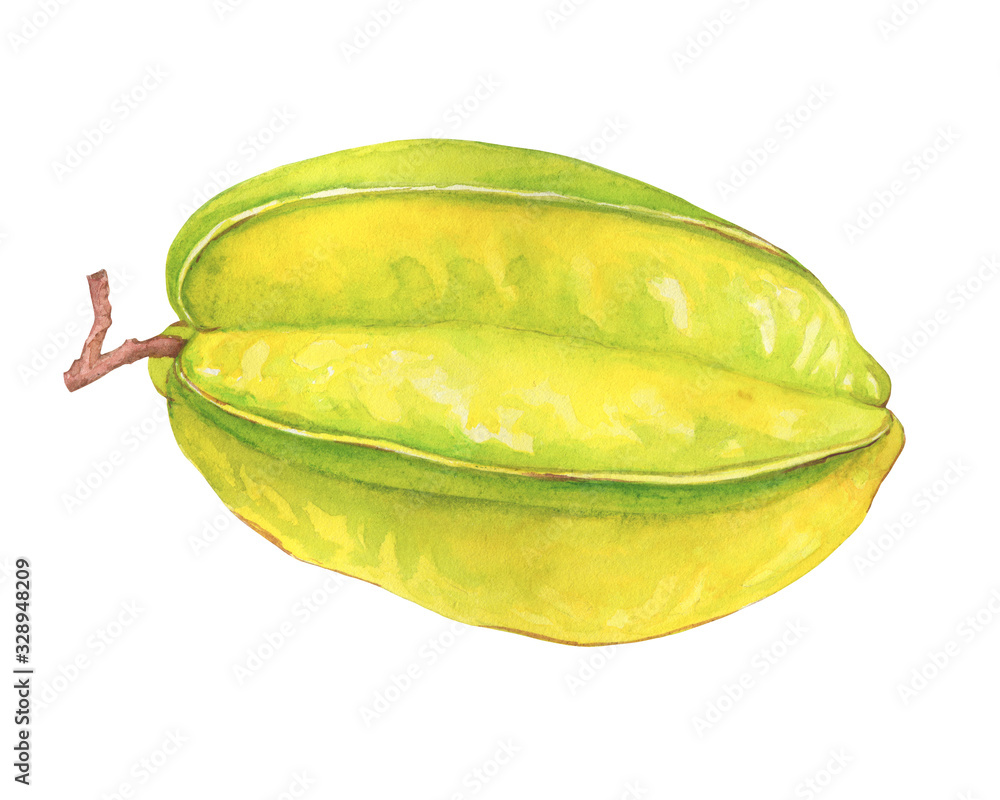 Star Fruit Balimbing Horizontal Cut