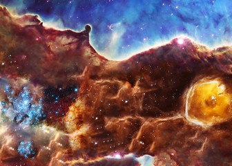 Wall Mural - stardust somewhere in deep space. grand star-forming region. science fiction wallpaper. elements of 