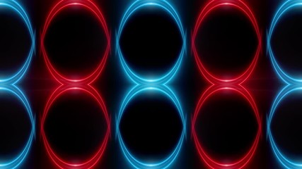 Wall Mural - modern animated pattern 3d render animation loop