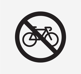 Wall Mural - No parking road sign icon vector illustration