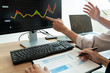 © snowing12 - Business team investment Entrepreneur Trading discussing and analysis graph stock market in traders office. Business financial exchange concept