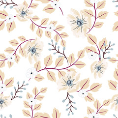 Sticker - Vector illustration of a beautiful floral bouquet. Liberty style. fabric, covers, manufacturing, wallpapers, print, gift wrap.