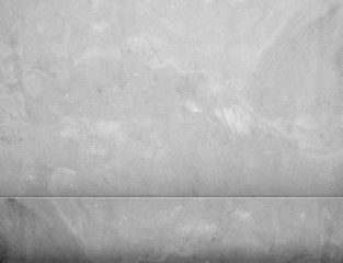 Fototapete - Grunge concrete table studio background textured for product display with copy space for display of content design.Banner for advertise product on website.front view