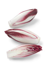 Wall Mural - Whole and half raw Italian Radicchio rosso