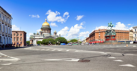 Wall Mural - Saint Isaac cathedral in St Petersburg, Russia