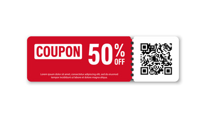 Wall Mural - set of template coupon. gift coupon element template, graphics design. voucher promo code. shopping,