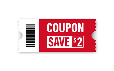 Wall Mural - set of template coupon. gift coupon element template, graphics design. voucher promo code. shopping,