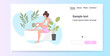 © mast3r - beautiful woman shaving legs with razor in bathroom body care hair removal epilation concept horizontal full length copy space vector illustration