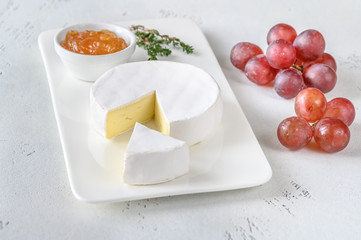 Wall Mural - Camembert on the serving plate