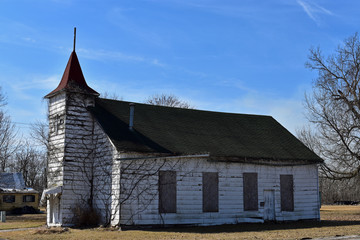 Wall Mural - old wooden church