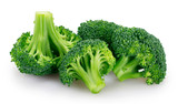 Fototapeta  - Fresh broccoli on white background