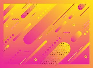 Wall Mural - abstract geometric background. trendy gradients colorful background vector illustration