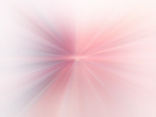 Abstract Surface Radial Zoom Blur Of Pink, Blue, White Tones. Abstract Background With Radial, Radiating, Converging Lines.                