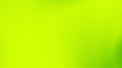 Dots halftone green color pattern gradient texture with technology digital background. Dots pop art comics with nature graphic design.