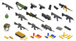 © Macrovector - Isometric Army Weapons Collection