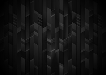 Wall Mural - Abstract black and gray vertical stripes geometric pattern background