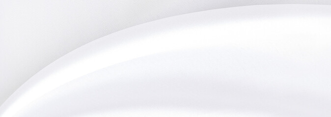 White gray satin textu	e that is white silver fabric silk panorama background with beautiful soft blur pattern natural.