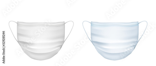 Fotomural medical mask vector illustration