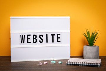 Wall Mural - website. branding, information, sales and service concept