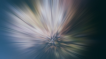 Wall Mural - Abstract radial blurred background, dark multicolored.