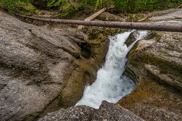 Wall Mural - Fantastic hike to the Buchenegger waterfalls