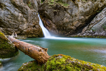 Wall Mural - Fantastic hike to the Buchenegger waterfalls