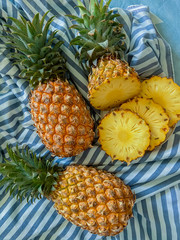  pineapple on the table