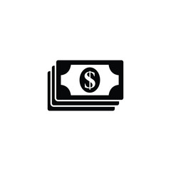 Wall Mural - money icon. Vector dollar sign. 