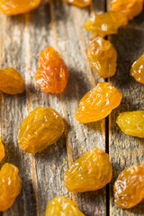 Wall Mural - Raw Yellow Organic Golden Raisins