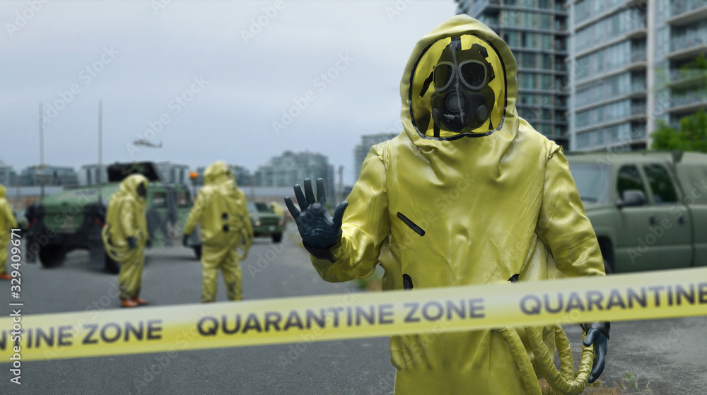 Quarantine Zone - obrazy, fototapety, plakaty 