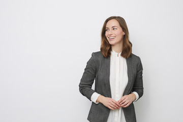 portrait of beautyful and confident business woman