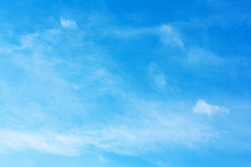 Wall Mural - blue sky with clouds, background, copy space