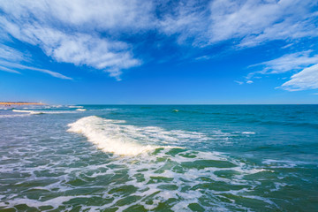 Marine scenery of Donghai Island, Zhanjiang City, Guangdong Province, China