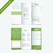© Designwithqurat - Abstract trifold Business Brochure template