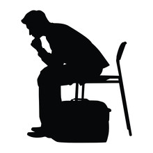 Man Black Silhouette Briefcase Free Stock Photo - Public Domain Pictures