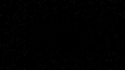 Wall Mural - abstract motion of white stars dots snow on isolated black background of space galaxy for abstract f