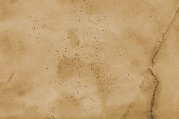 Poster - Coffee Grunge Paper Texture on the white isolated background. Vintage aged look.