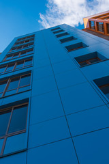 Modern building with blue sky