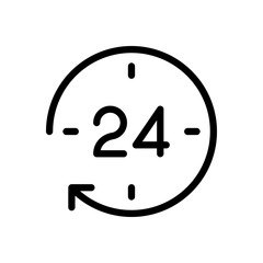 Sticker - 24 hours