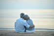 © aletia2011 - Happy elderly couple resting on tropical beach