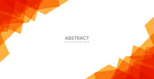 Modern Abstract Background Design, Orange Wallpaper Vector.