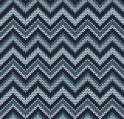 Knitted seamless pattern missoni, chevron style