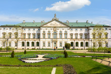 Krasinsky Palace In Warsaw On Krasinsky Square, Surrounded By The Krasinsky Garden.