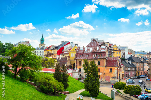 Dekoracja na wymiar  piekna-panorama-miasta-lublin-polska-europa